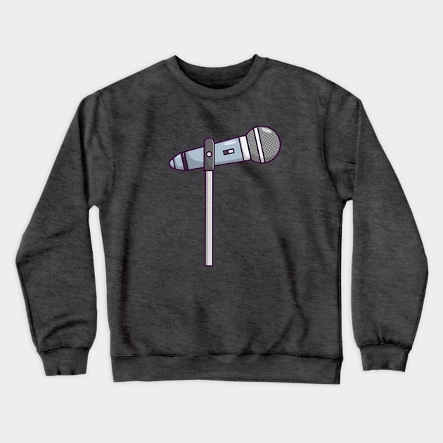 Microphone Crewneck Sweatshirt by KH Studio